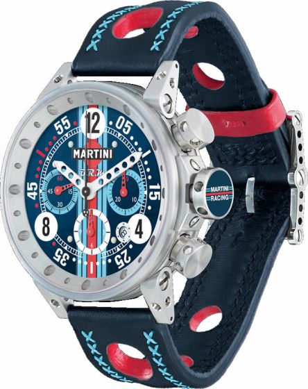 Luxury Replica BRM MARTINI RACING NAVY DIAL LIMITED EDITION V12-44-MR-02 watch